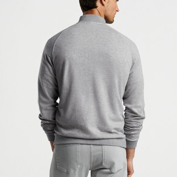 Peter Millar 2XL Baldwin Cotton Cashmere Knit Jacket - Gray - Picture 4 of 4